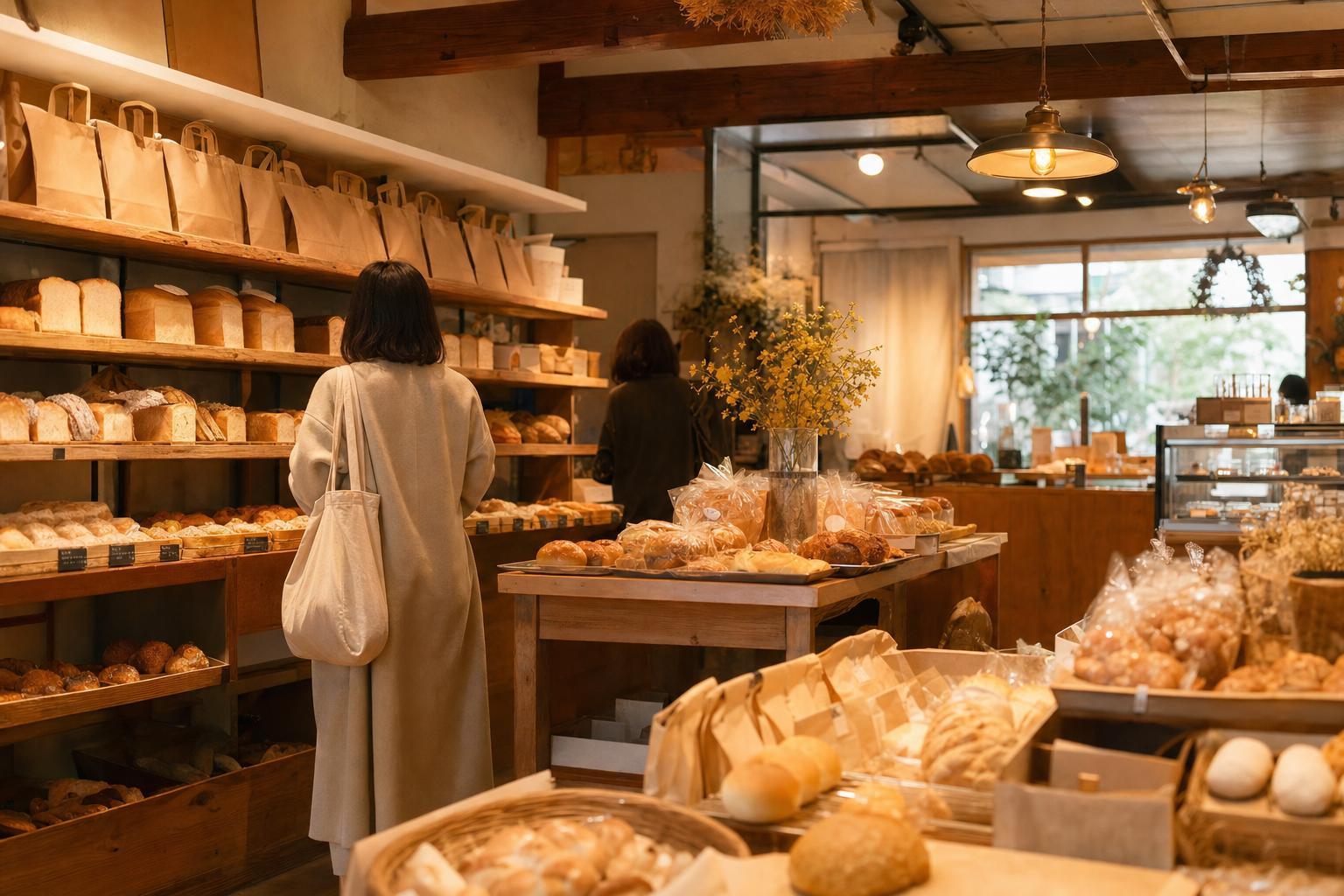 Knotの店内で寛ぐお客様の雰囲気カット